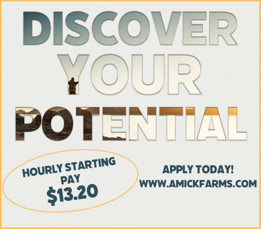 Discover Your Potential, Amick Farms, Hurlock, MD